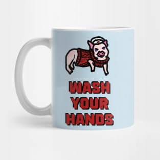 Nurse Piggy Says "Wash Your Hands" Mug